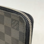 Louis Vuitton Wallet Damier Graphite Zippy Vertical Black — view 7