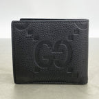 Gucci Wallet Jumbo GG Leather Black Silver — view 7
