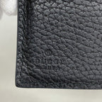 Gucci Wallet Jumbo GG Leather Black Silver — view 4
