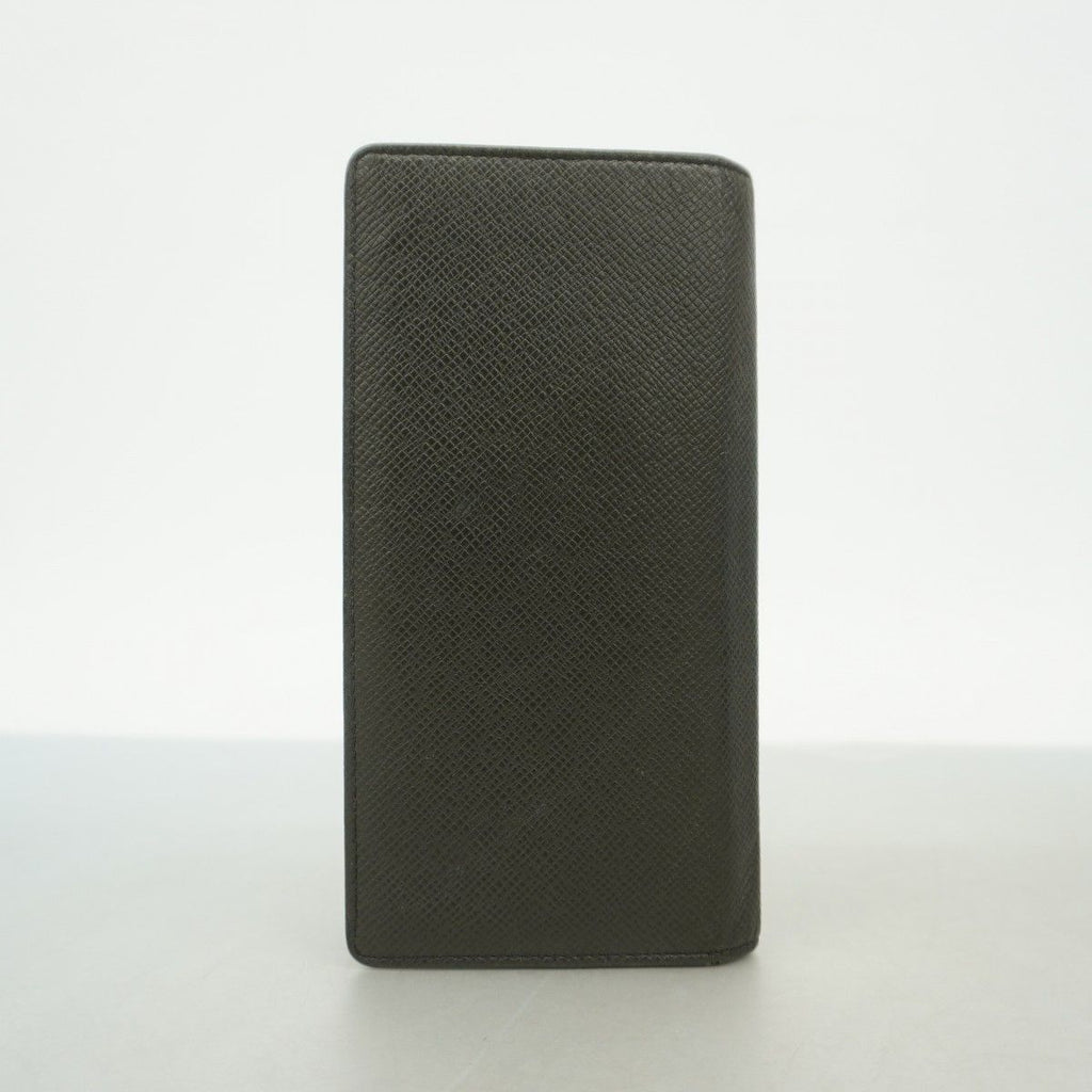 Louis Vuitton Wallet Taiga Portefeuille Brazza Noir — view 9