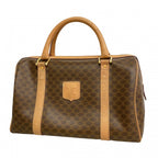 Celine Handbag Macadam Brown Gold