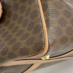 Celine Handbag Macadam Brown Gold — view 7