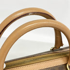 Celine Handbag Macadam Brown Gold — view 9