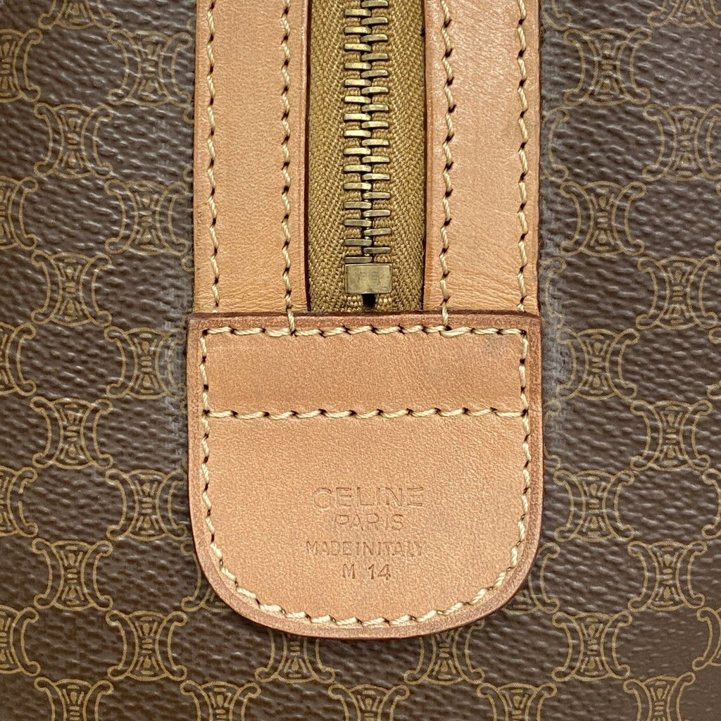 Celine Handbag Macadam Brown Gold — view 5