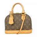 Louis Vuitton Handbag Monogram Alma BB Brown 2-Way