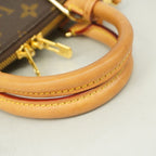 Louis Vuitton Handbag Monogram Alma BB Brown 2-Way — view 8