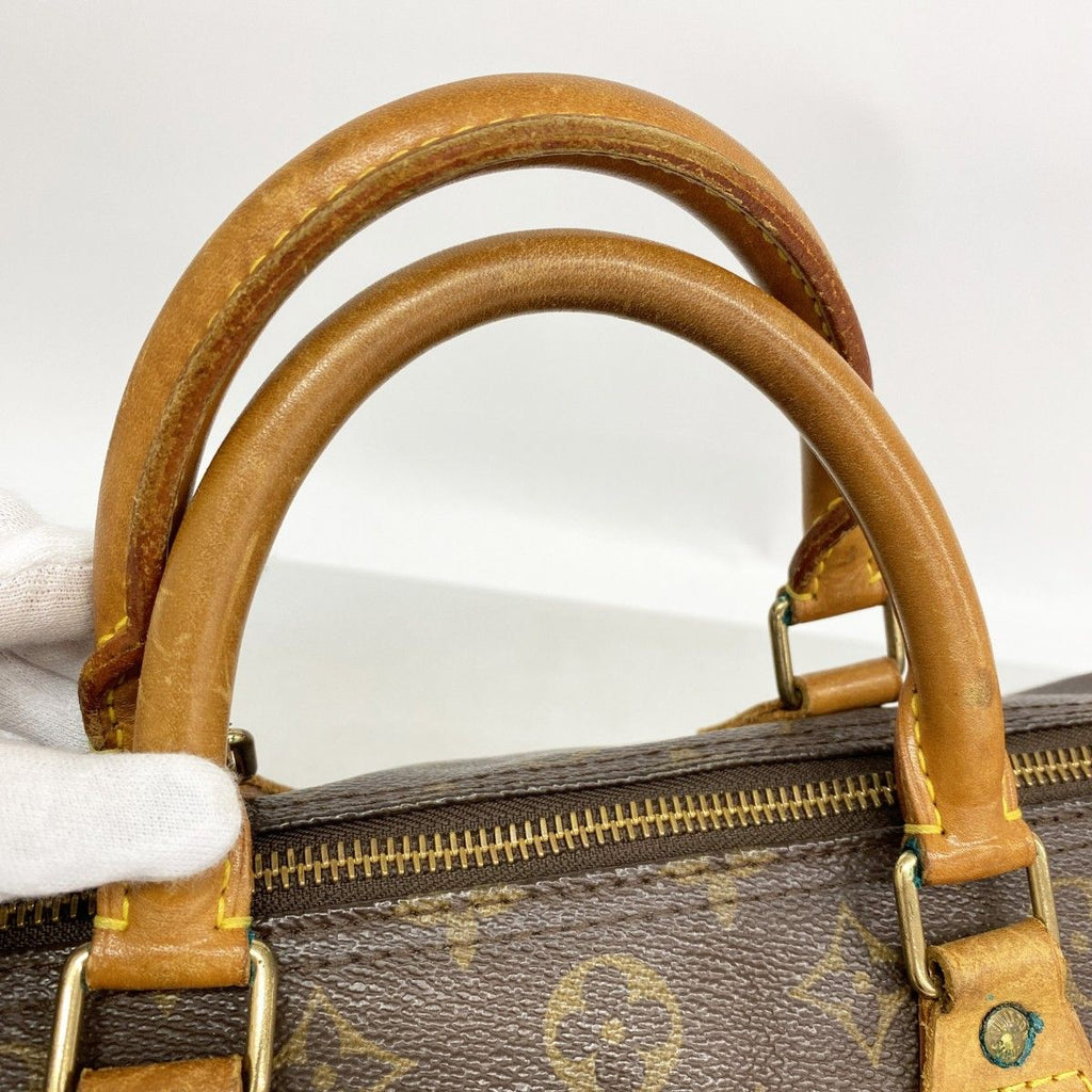 Louis Vuitton Handbag Monogram Speedy 30 Brown — view 8