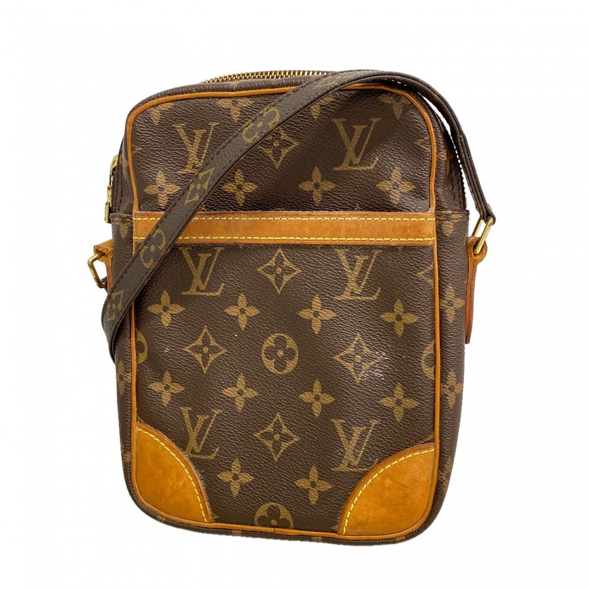 Louis Vuitton Shoulder Bag Monogram Danube Brown
