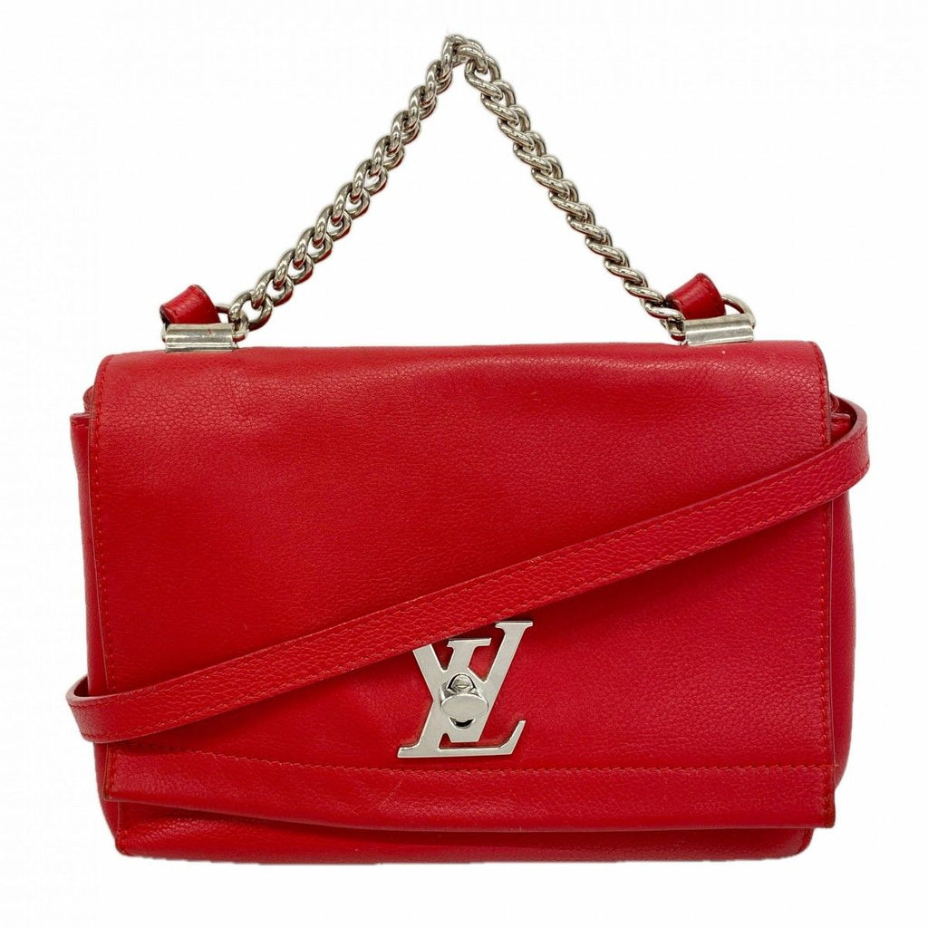 Louis Vuitton Handbag Taurillon Lockme II BB Ruby 2-Way