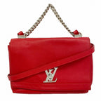 Louis Vuitton Handbag Taurillon Lockme II BB Ruby 2-Way