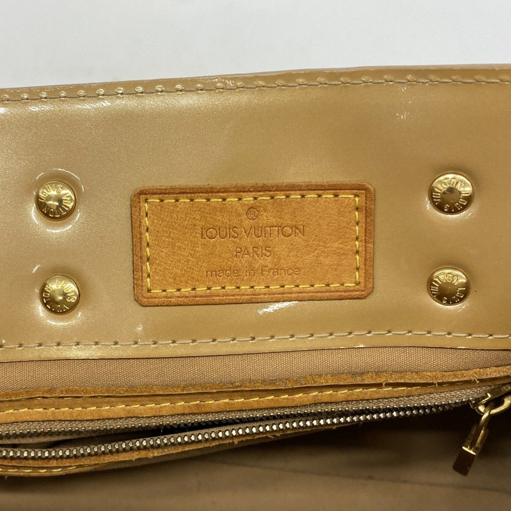 Louis Vuitton Handbag Vernis Reed PM Noisette — view 5