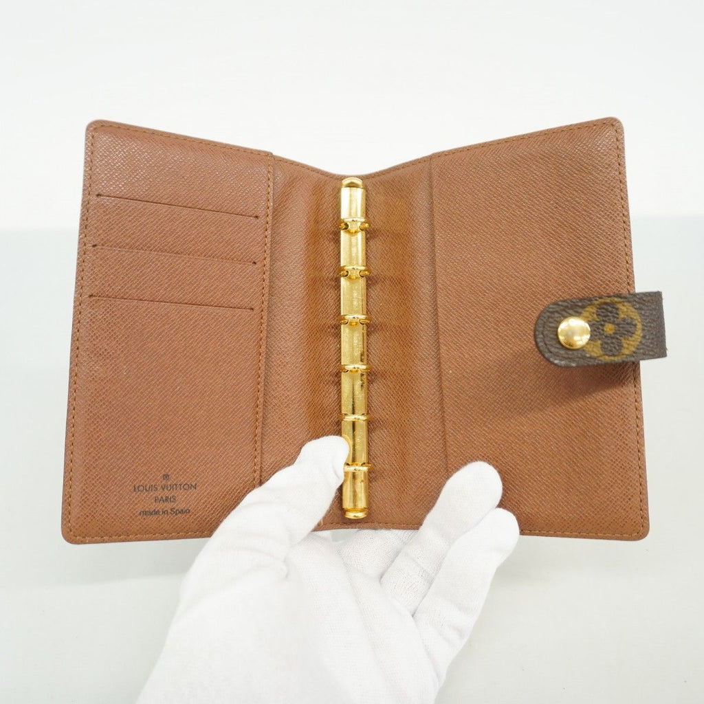 Louis Vuitton Notebook Cover Monogram Agenda PM Brown — view 3