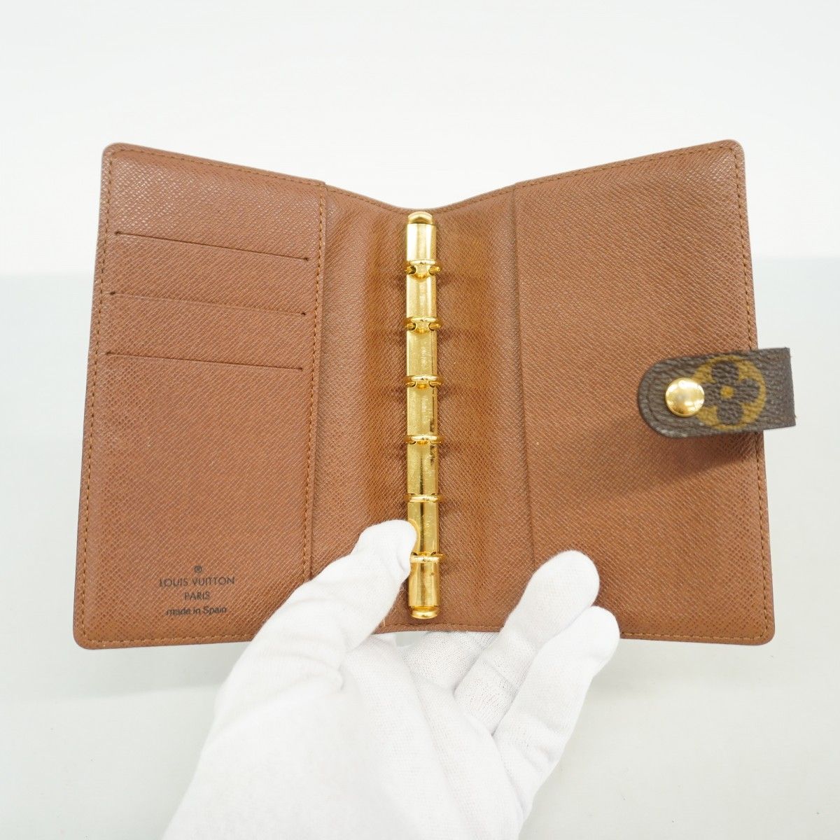 Louis Vuitton Notebook Cover Monogram Agenda PM Brown — view 3