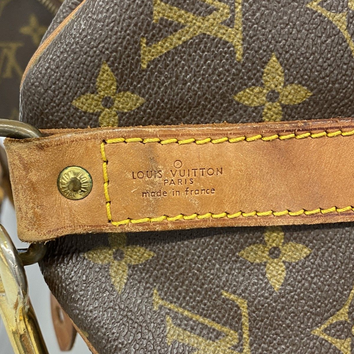 Louis Vuitton Boston Bag Monogram Keepall Bandouliere 45 Brown — view 5