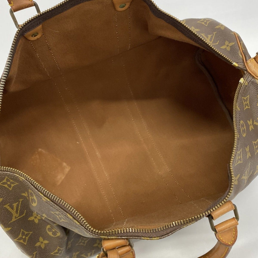 Louis Vuitton Boston Bag Monogram Keepall Bandouliere 45 Brown — view 4