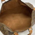 Louis Vuitton Boston Bag Monogram Keepall Bandouliere 45 Brown — view 4