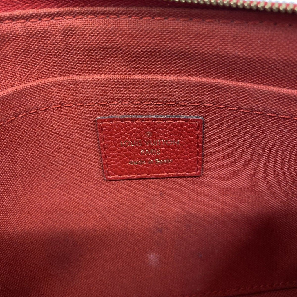 Louis Vuitton Handbag Monogram Pallas Clutch Brown Cerise 2-Way — view 5