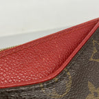 Louis Vuitton Handbag Monogram Pallas Clutch Brown Cerise 2-Way — view 9