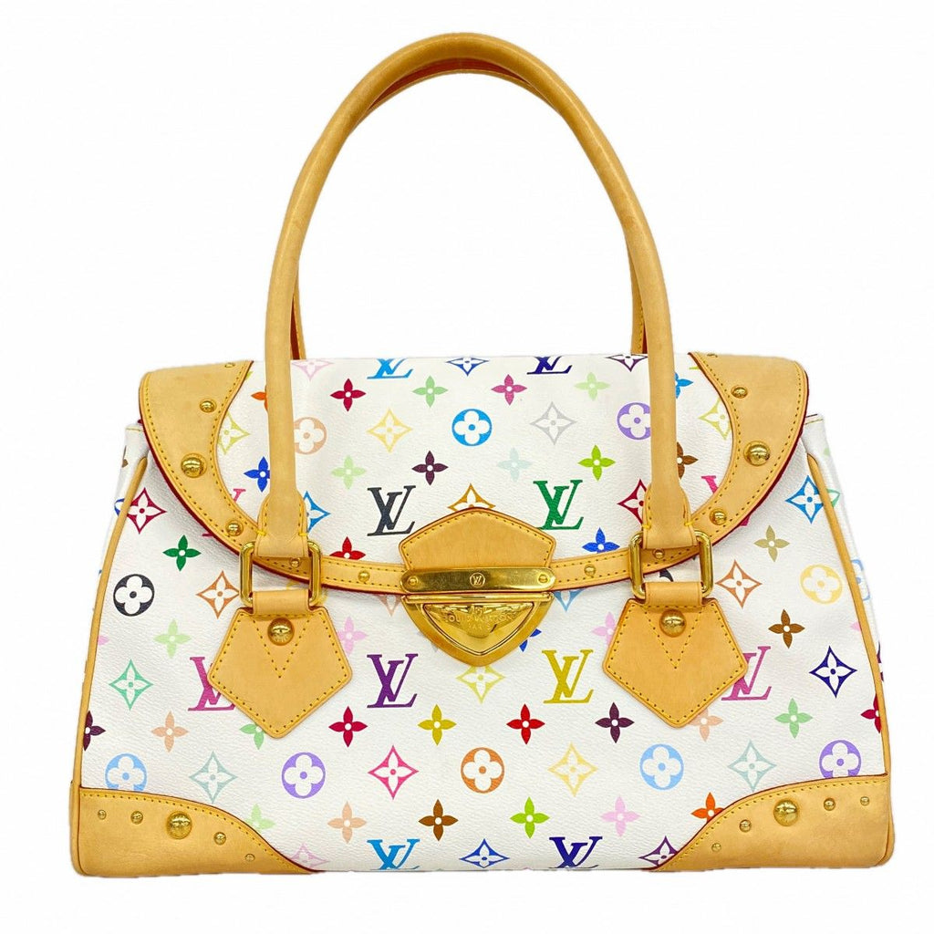 Louis Vuitton Handbag Monogram Multicolor Beverly GM Blanc