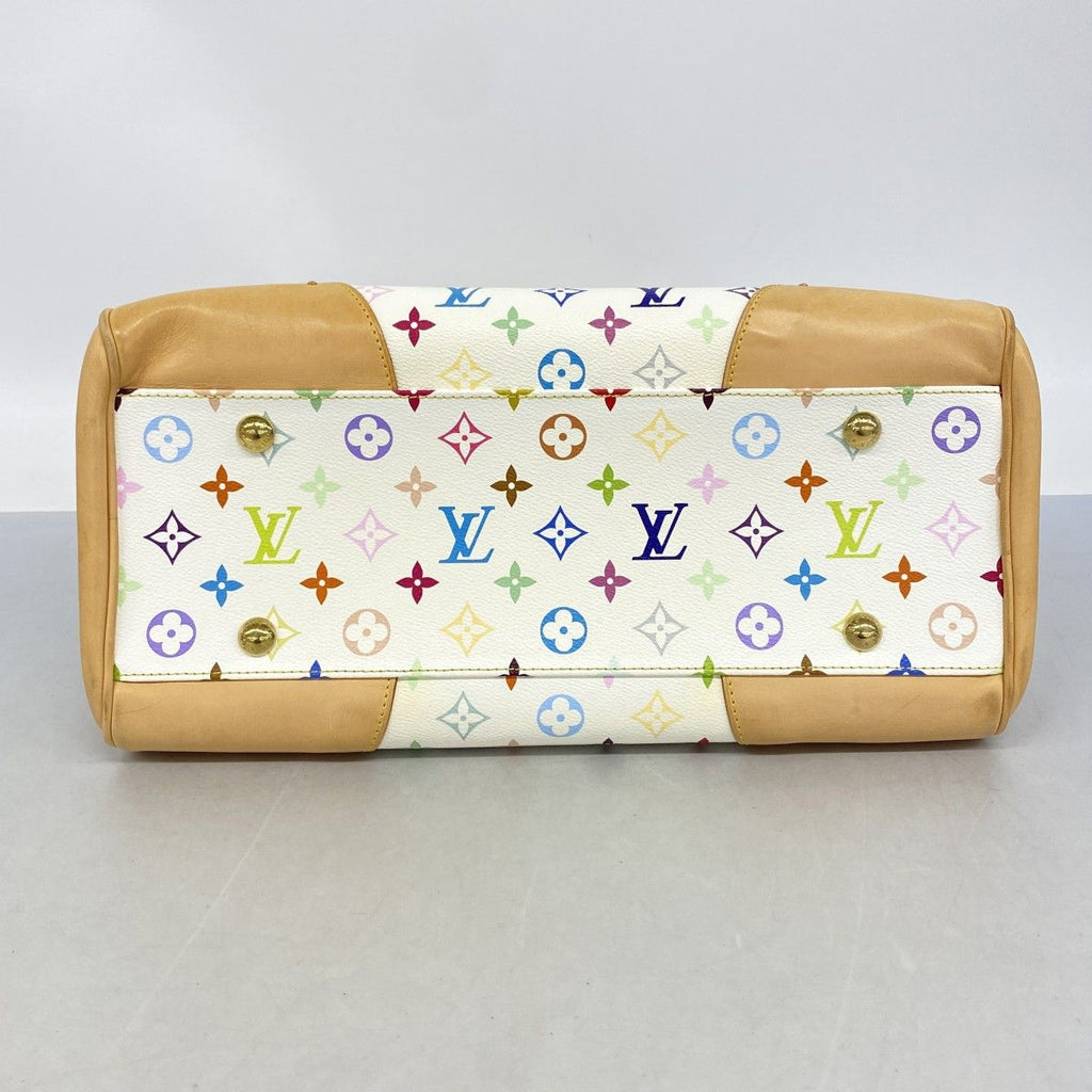 Louis Vuitton Handbag Monogram Multicolor Beverly GM Blanc — view 3