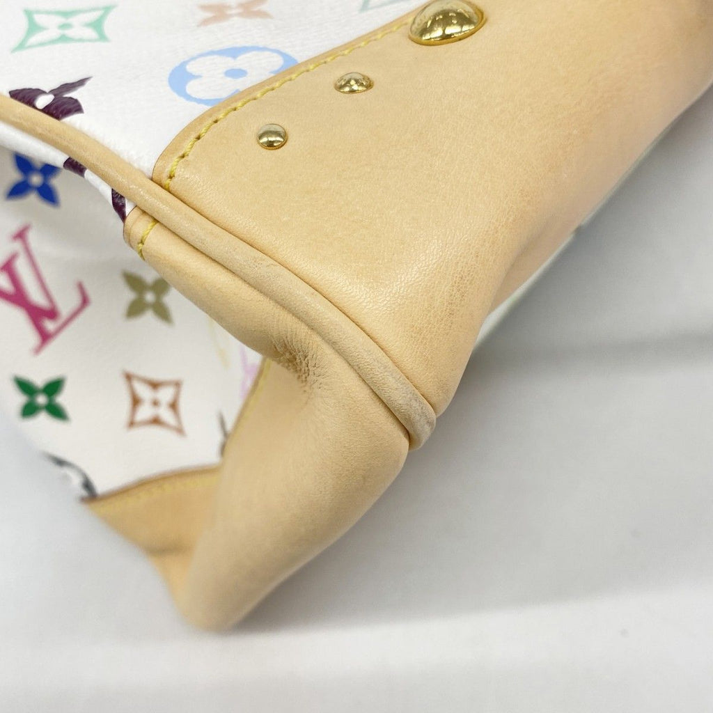 Louis Vuitton Handbag Monogram Multicolor Beverly GM Blanc — view 6