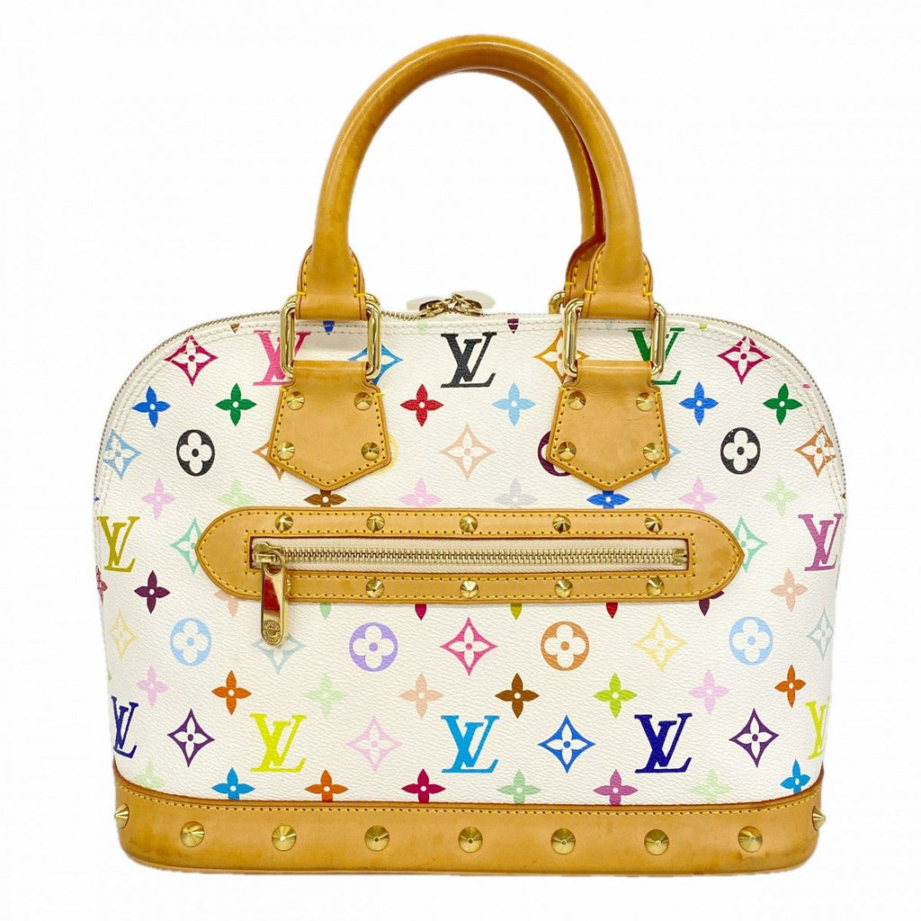 Louis Vuitton Handbag Monogram Multicolor Alma Blanc