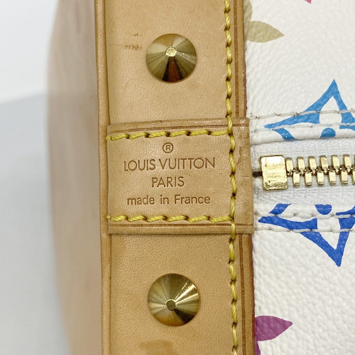 Louis Vuitton Handbag Monogram Multicolor Alma Blanc — view 5