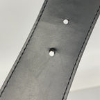Louis Vuitton Belt Monogram Eclipse LV Dimension 40 Reversible Black — view 3
