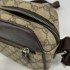 Gucci Shoulder Bag GG Supreme Beige Brown Silver — view 9
