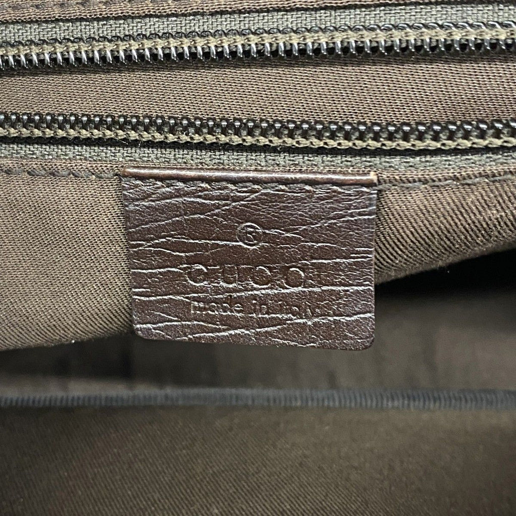 Gucci Shoulder Bag GG Supreme Beige Brown Silver — view 5