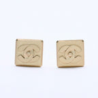 Chanel CC Logo Earrings 02 Turnlock Gold Plated — view 2