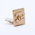Chanel CC Logo Earrings 02 Turnlock Gold Plated — view 4