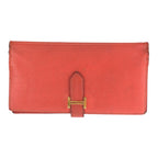 Hermes Bearn Souffle Orange Field Gold Veau Epsom Wallet
