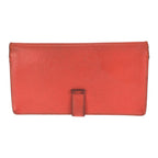 Hermes Bearn Souffle Orange Field Gold Veau Epsom Wallet — view 2