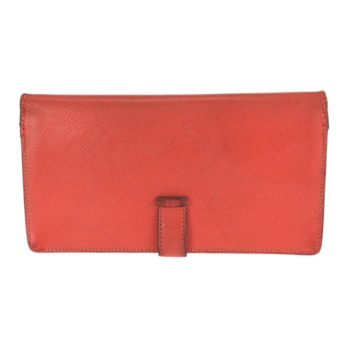 Hermes Bearn Souffle Orange Field Gold Veau Epsom Wallet — view 2