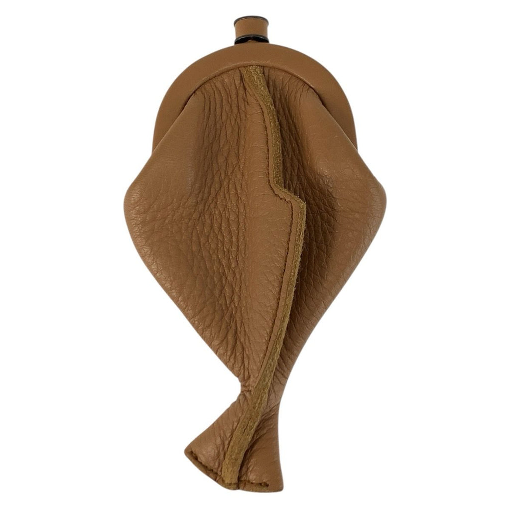 Bottega Veneta Fish Brown Leather Coin Purse