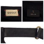 Gucci Sherry Line GG Pattern Black Green Red Polyester Nylon Cap — view 7