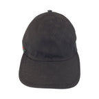 Gucci Sherry Line GG Pattern Black Green Red Polyester Nylon Cap — view 2