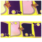 Hermes Twilly Camails Yellow Multicolor Silk Scarf Ribbon — view 5