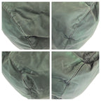 Prada Tessuto Green Silver Nylon Boston — view 3