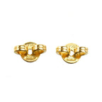 Gucci 18k Yellow Gold GG Running Stud Earrings — view 5