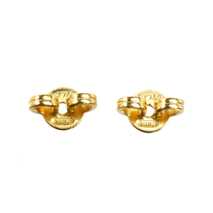 Gucci 18k Yellow Gold GG Running Stud Earrings — view 5