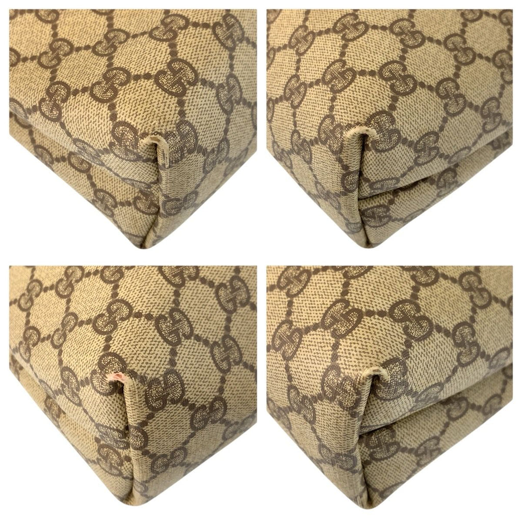 Gucci Vintage Sherry Line GG Supreme Canvas Tote Shoulder — view 4