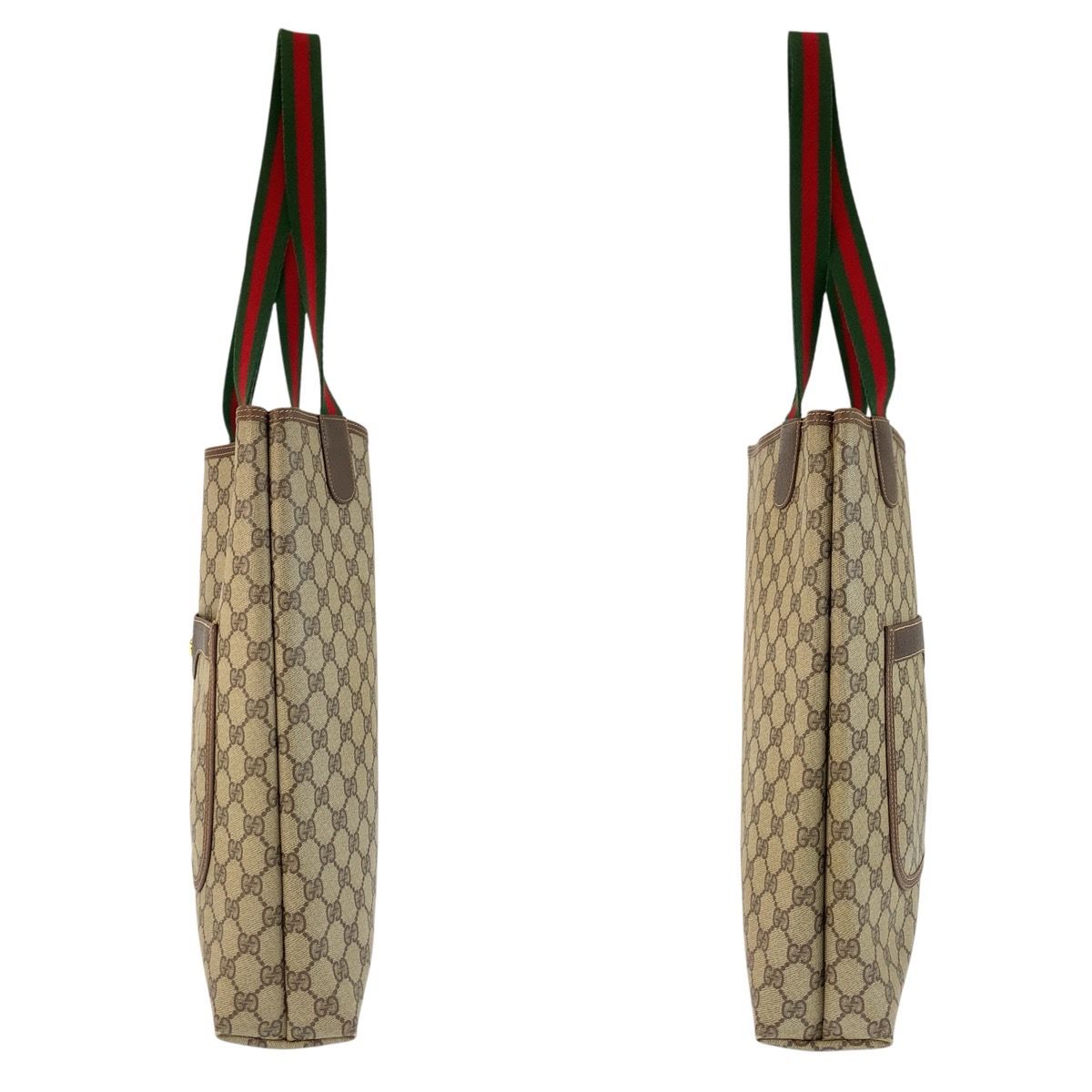 Gucci Vintage Sherry Line GG Supreme Canvas Tote Shoulder — view 7