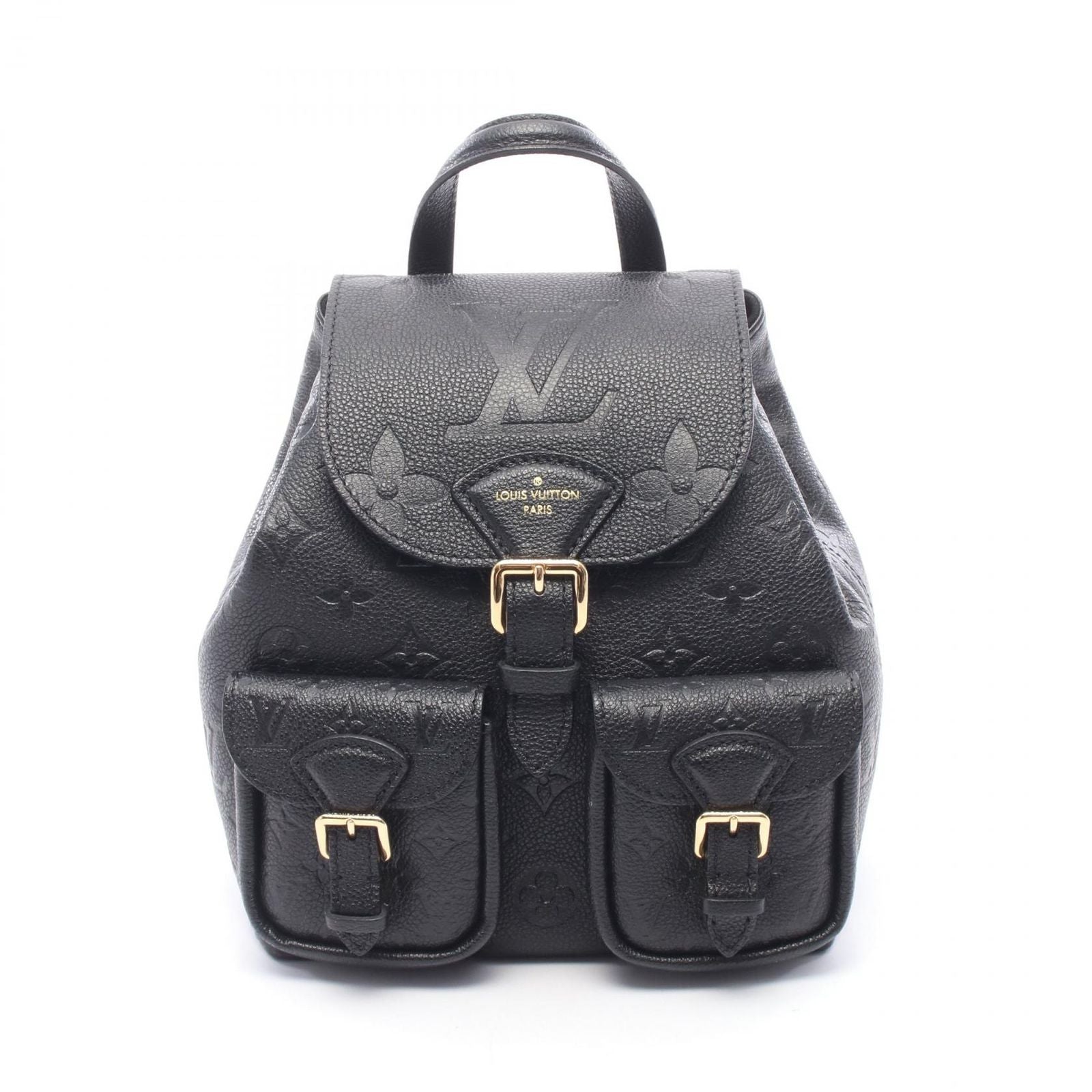 Louis Vuitton Backpack Monogram Empreinte Noir Leather Backup