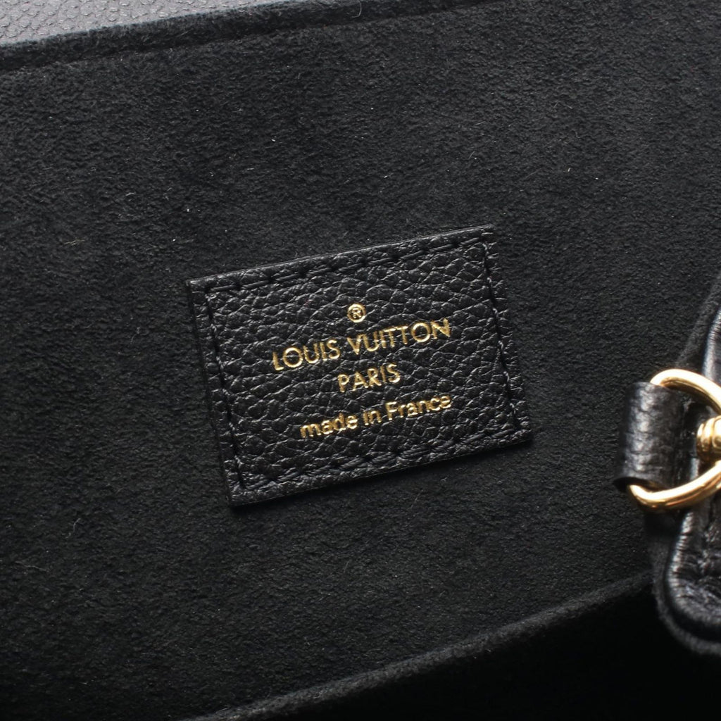 Louis Vuitton Backpack Monogram Empreinte Noir Leather Backup — view 4