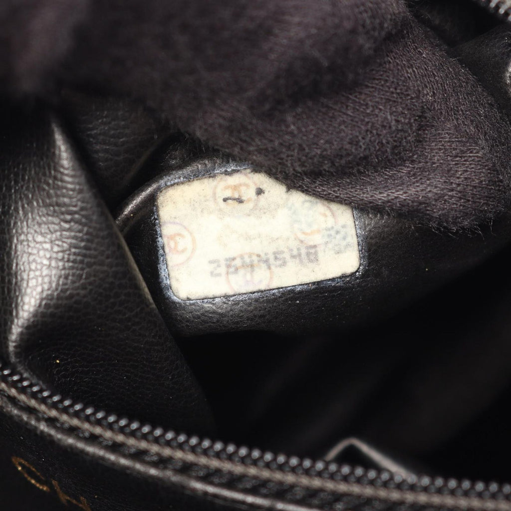 Chanel Backpack Quilted Black Lambskin — view 5