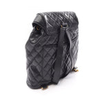 Chanel Backpack Quilted Black Lambskin — view 2