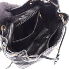 Chanel Backpack Quilted Black Lambskin — view 3
