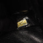 Chanel Quilted Black Calf CC Logo Boston — view 7